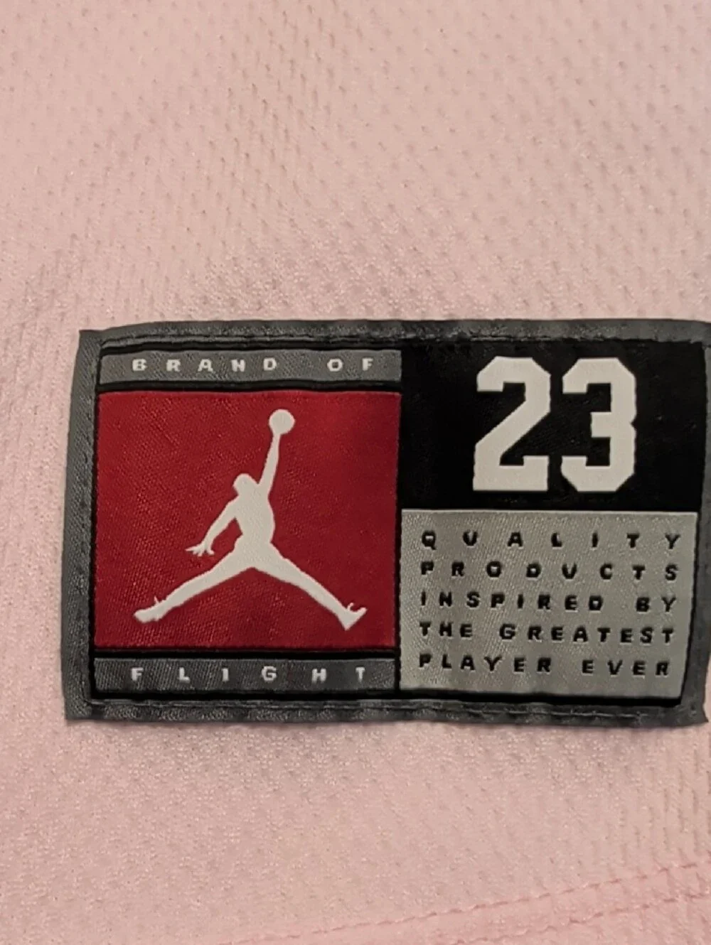 Jordan Girls' Light Pink Sleeveless 23 Basketball Jersey Dress